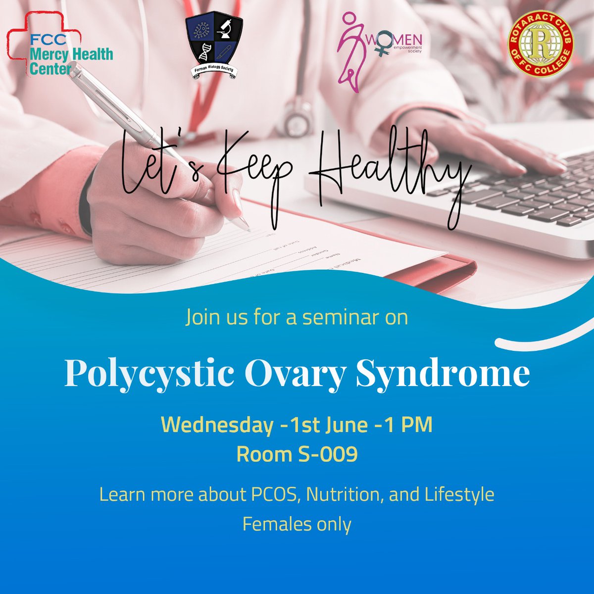 WESFCCU's tweet photo. Polycystic ovary syndrome (PCOS) is an issue that affects 1 in 10 women of childbearing age. Women with PCOS have hormonal imbalance and metabolism problems that may affect their overall health and appearance. Here are some facts that bust the myths around PCOS. https://t.co/yChHVmYC30