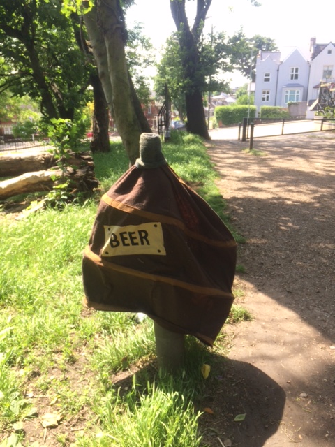 Dastardly traps in the park, fortunately I managed to wriggle free at the last minute.