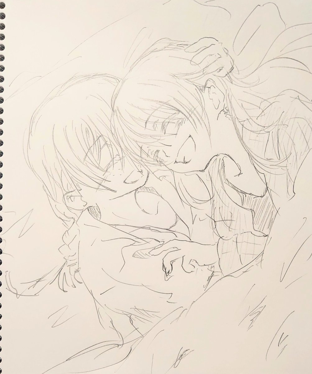 今日エマかなちゃんちゅーする日じゃん。 