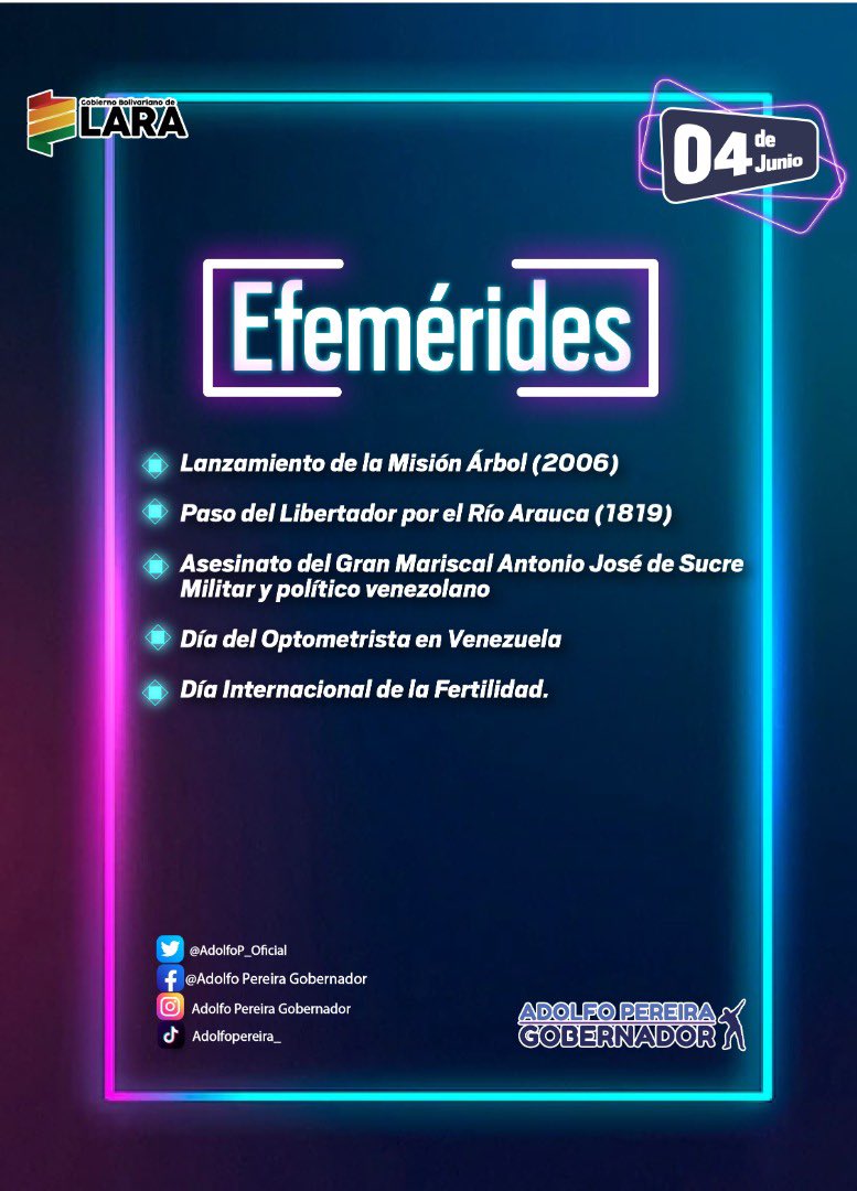 Feliz sábado. Efemérides del día #04Jun