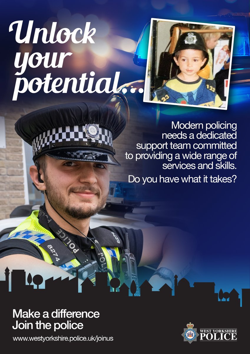 Special Constables have the same powers as regular police officers, wear the same uniform and equipment, and perform the same role on a voluntary basis.

Interested in joining? We’re recruiting now: westyorkshire.police.uk/jobs-volunteer…