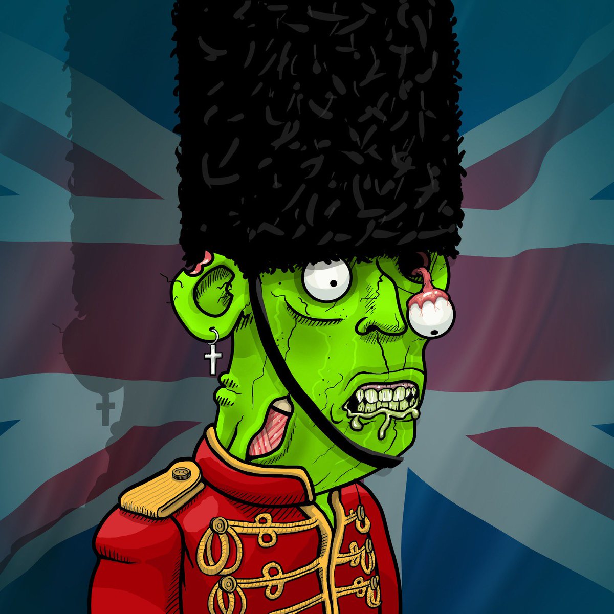 UMCNFT's tweet photo. In honour of her majesty’s jubilee  we will be doing a giveaway in our discord! 🧟‍♂️

Prizes: 
1 x NFT from our DAO and a whitelist spot 🏆
4 x UMC whitelist spots 🏆

To enter:
❤️ + RT 
Follow @UMCNFT 
Tag 3 friends
Join our discord and reach level 2 

#umcnft #NFT #NFTGiveaway https://t.co/Dv3OZTq8dJ
