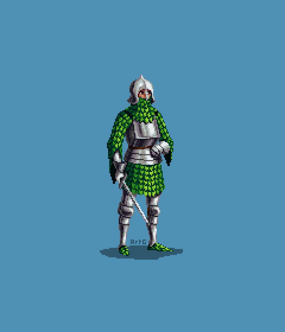 Siegfried the Dragonslayer 

#pixelart