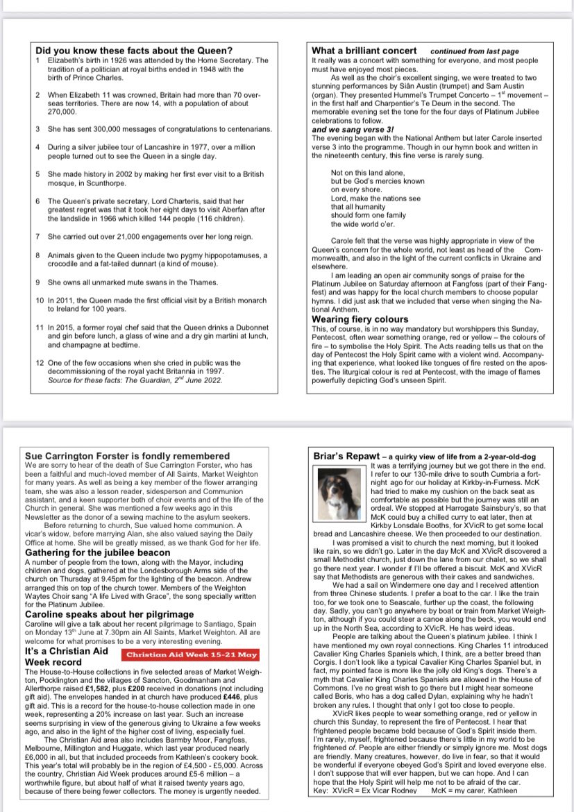 mkt_all's tweet photo. If you’d like your own copy sent direct to your email address please either comment below ⬇️ or send us a direct message

 #weeklynoticesheet #church #churches #marketweighton #allsaints #churchofengland #information #update #news https://t.co/RaElq8hobY