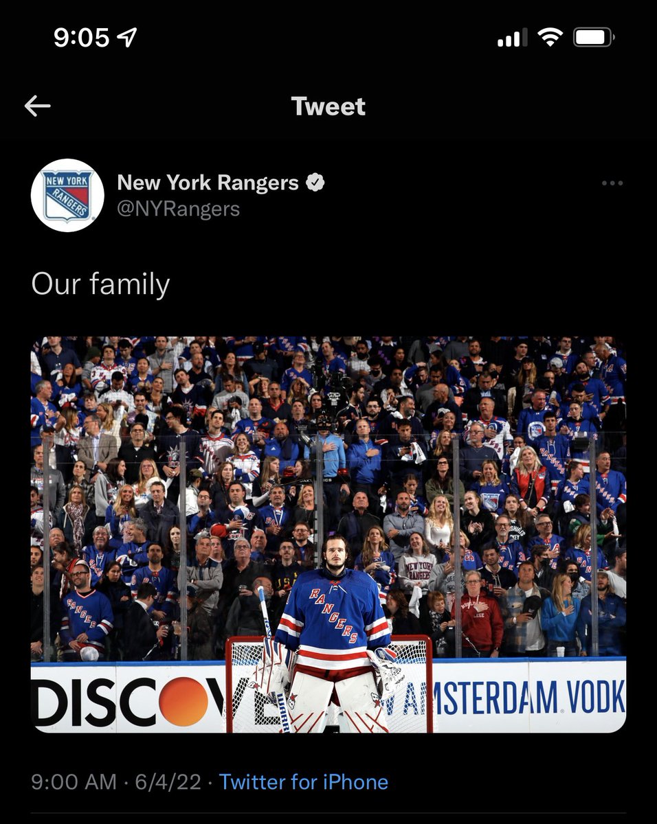 P_Ragusa's tweet photo. @NYRangers @TheClemReport love this juju for us https://t.co/yxKuemxq04
