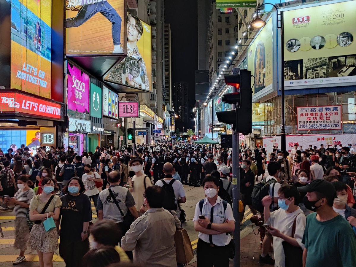 austinwhk's tweet photo. Causeway Bay 2022.06.04 21:00 https://t.co/SPrBP00RN9