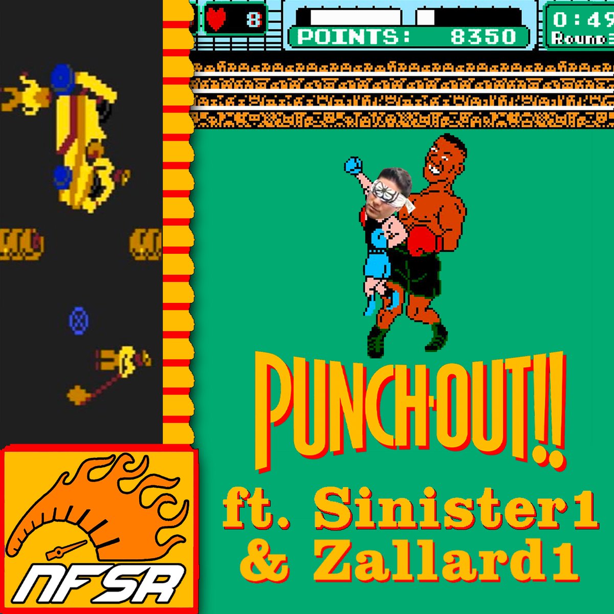 NFSpeedrunning's tweet photo. Welcome to the next NFSR Pit Stop: "Speedruns Through Time!" @J_Hobz &amp; @LuigisApartment sit down with blindfolded Punch Out runners @sinister1sda and @zallard1 to talk about the impact of their respective AGDQ 2014 runs! Check it out: https://t.co/KW6wYENh2X https://t.co/6S1RAgCbQq