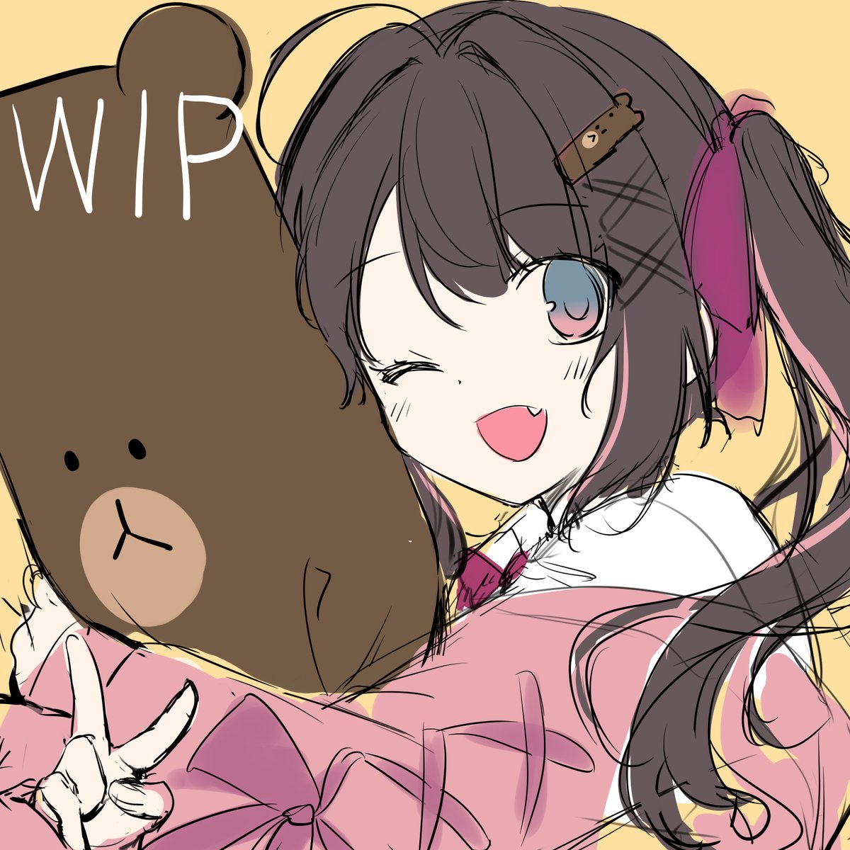 WIP✨明日完成したいです🧸🧸🧸
#VeryLongAnimals