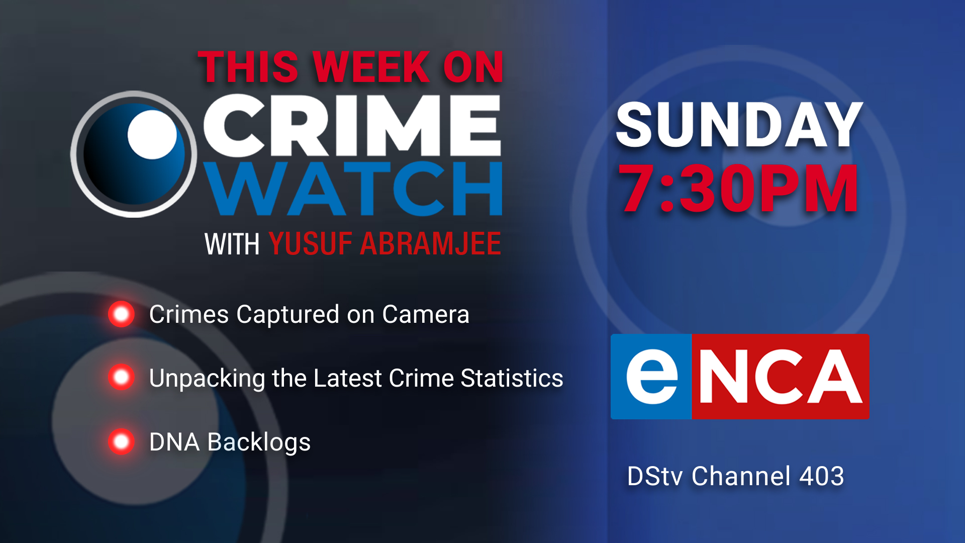 eNCA on Twitter "In this week’s CrimeWatch feature, Abramjee will