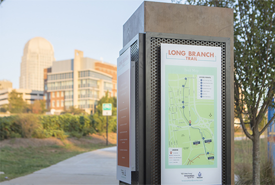 innovationqrtr's tweet photo. Celebrate #NationalTrailsDay with a walk, run or bike ride along Long Branch Trail. This 1.7-mile greenway runs the length of the iQ and connects downtown Winston-Salem to the Salem Creek Greenway and other parts of the community. #wsnc #longbranchtrail #optoutside #experienceiQ https://t.co/IQnp3SUSDJ