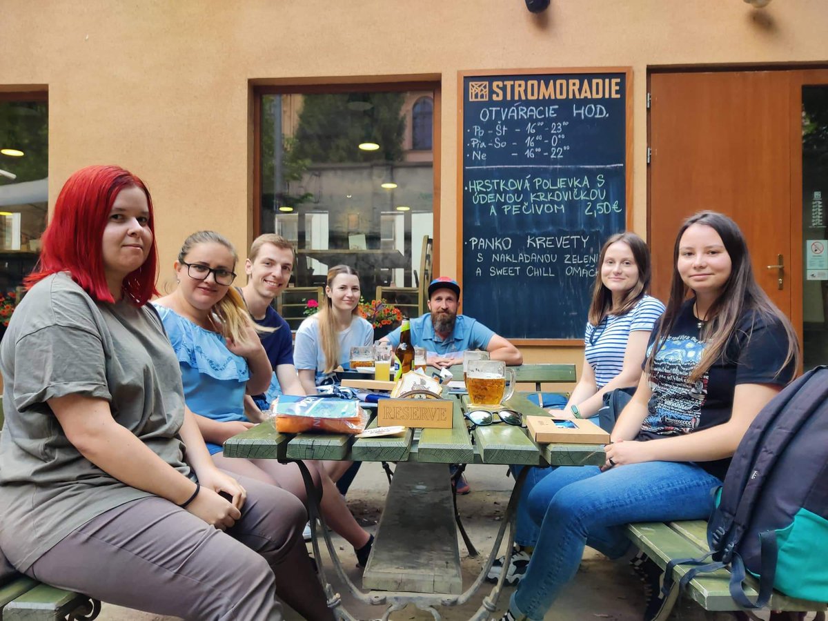 unipo_mappers's tweet photo. On Thursday we celebrated our victory at the #Citython Žilina 2022. Besides that, we discussed our participation in the upcoming event #Citython Košice 2022, which will take place 1.-3. of July in the city of Košice 😎🍻. https://t.co/QYtyhy2Wzi