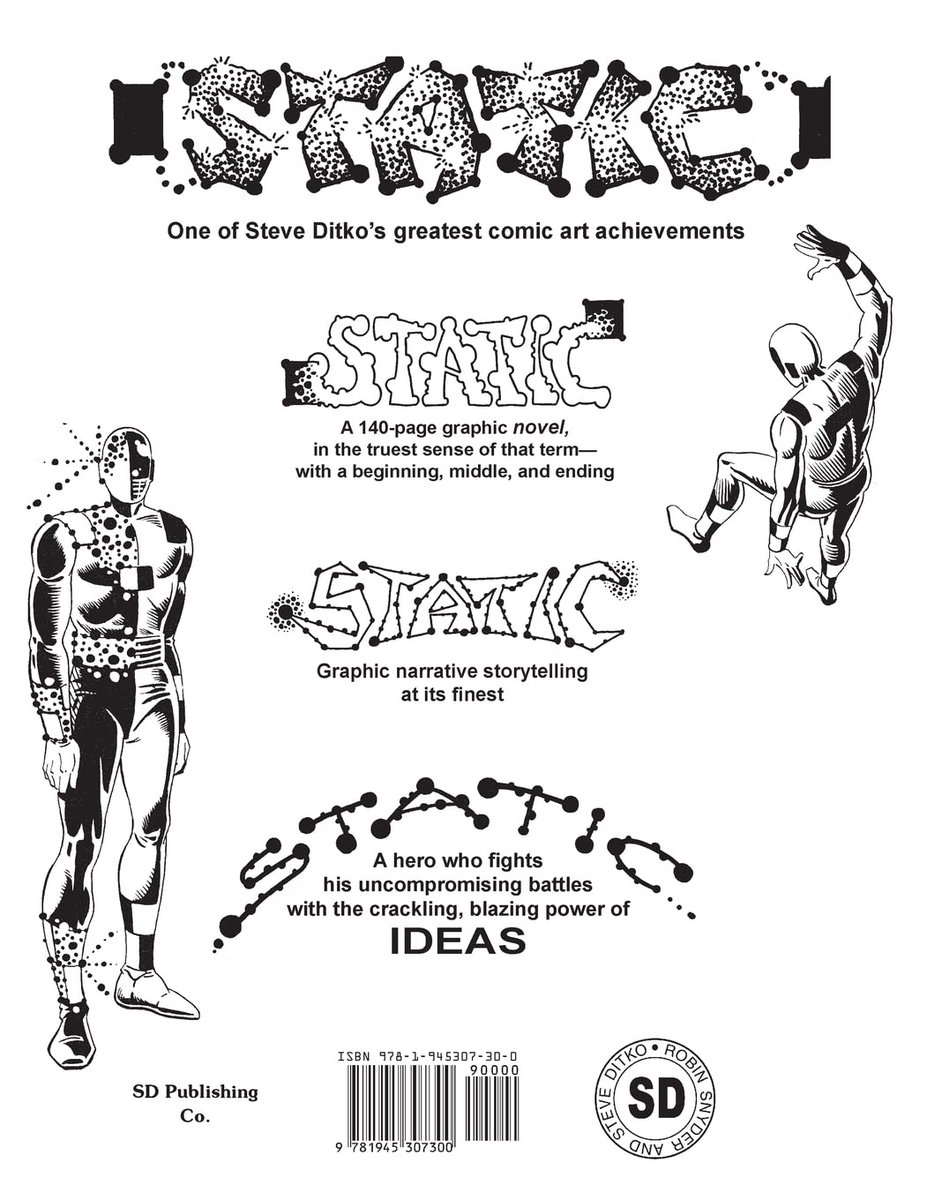 SDPublishingCo's tweet photo. Get your copy of one of #Ditko's greatest comic art achievements -- #Static: The Definitive Edition now!

Amazon: https://t.co/tbl6PuV4ZL
Barnes and Noble: https://t.co/68efZLuGMh
Book Depository: https://t.co/i0yfcqXZrq https://t.co/Wikveu10Do