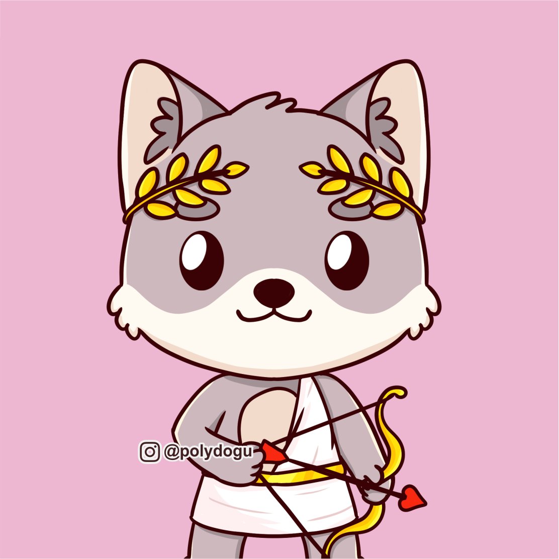 polydogu's tweet photo. Cupid DoguShoujo will find your true love
collect it on
https://t.co/OW60sPjmP4
.
#nft #nftart #NFTcollectibles  #polygonnft #kawaii https://t.co/11BhVmCSx0