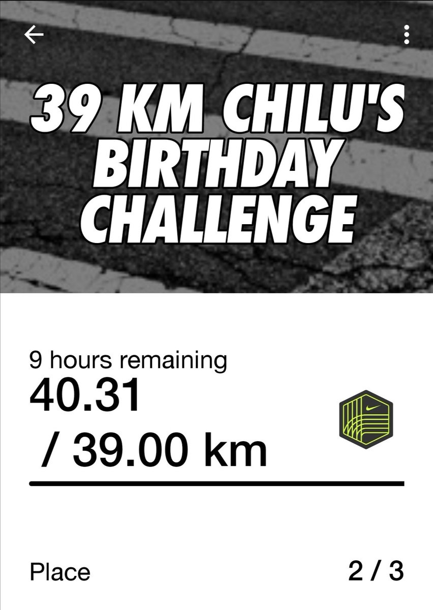 ChilufyaC's tweet photo. So, i have just been informed that the President  shares MY #birthday 😅 4th June is a blast! 🎉
#HappyBirthday @HHichilema @kundachinku...

Thanks @Mwandwe16 &amp; @wchilufya for a very memorable gift... 39km in 4 days. And we did it with plenty of time to spare ❤️🏃🏾‍♀️ https://t.co/60CuiRlfjw