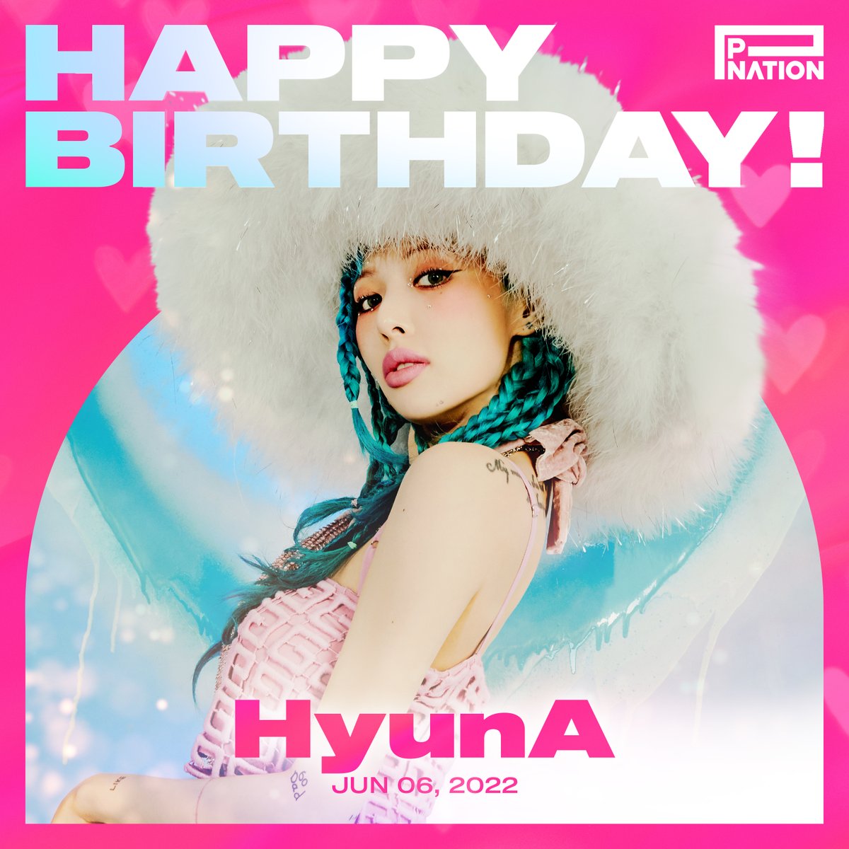 OfficialPnation's tweet photo. Happy Birthday, HyunA!
 
#현아 #HyunA #HBD
#PNATION #피네이션 https://t.co/g4nwSazzyW