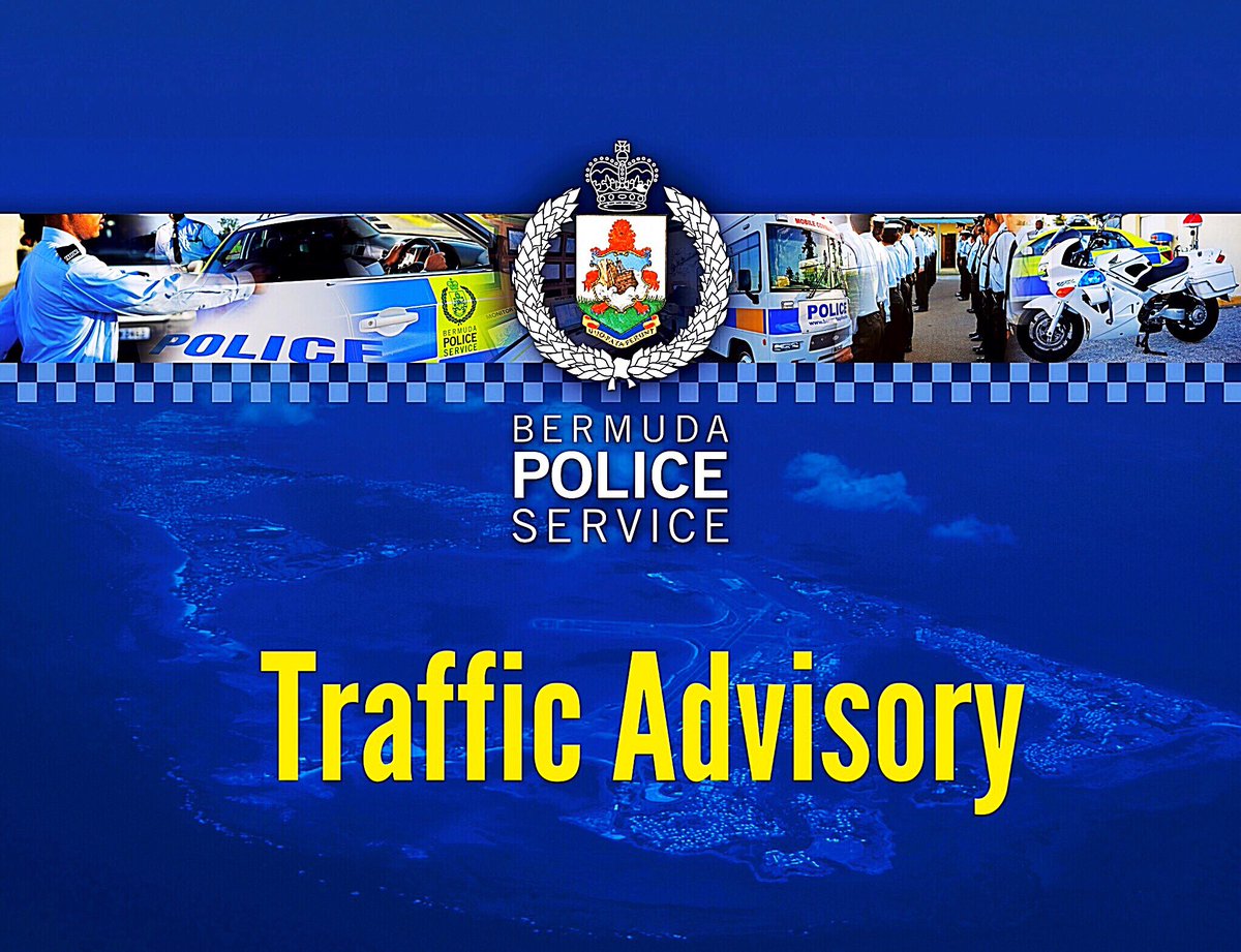 BermudaPolice's tweet photo. Around 9:30am Saturday, 4th June 2022, a reported single vehicle car crash occurred along Middle Road, Devonshire in the vicinity of Fort Hill Road.

It appears that the car involved struck a wall.

Traffic diversions at Montpelier Road &amp; Orange Valley Road, until further notice. https://t.co/mJFLrdqKnI