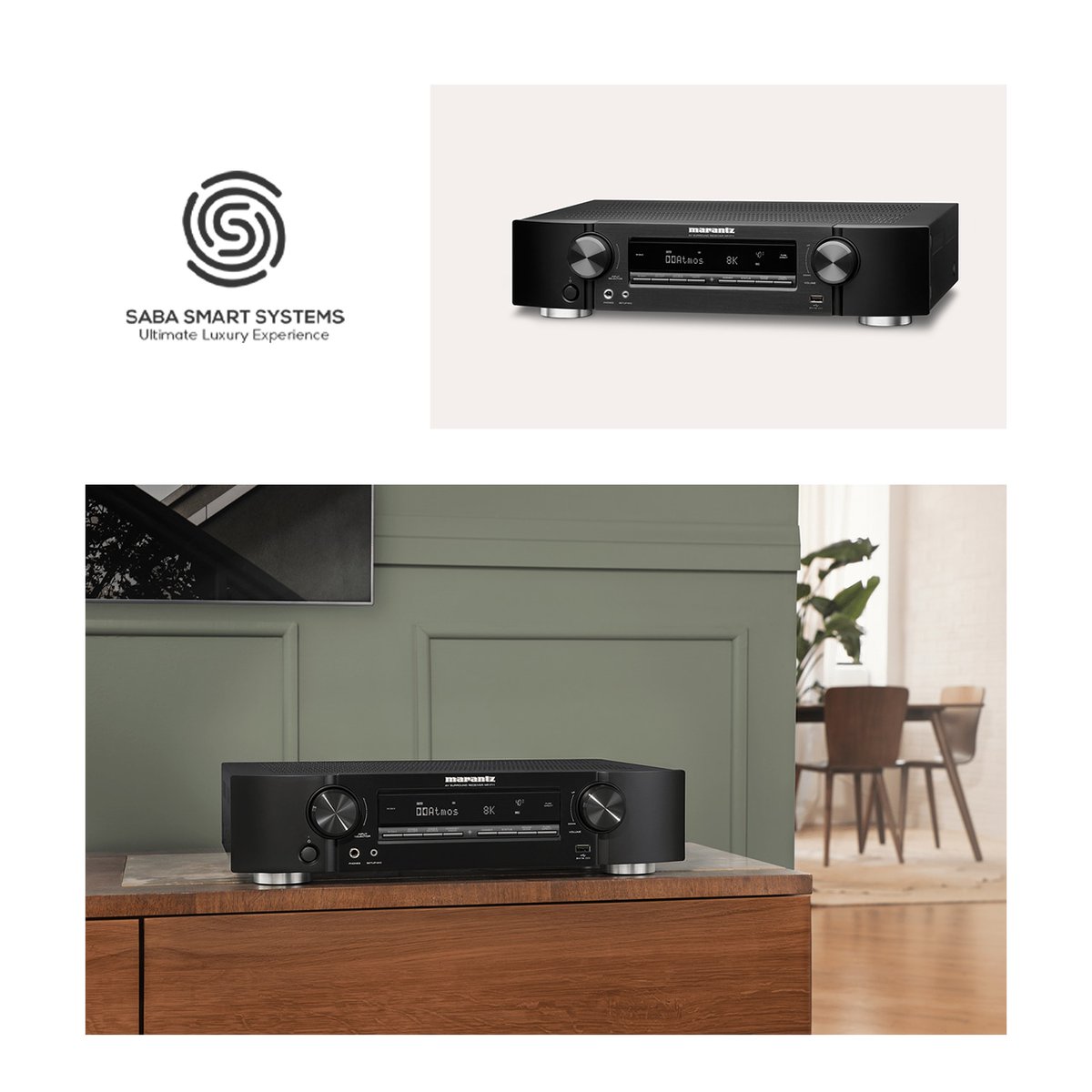 SabaSmartSys's tweet photo. The Marantz™ NR1711 7.2 channel 8K Ultra HD AV receiver drives immersive, high-fidelity audio from a compact chassis. Shop online today.
Contact us:
customer@sababms.com
https://t.co/AO1LopEJsz
+98 21 26 70 13 00
WhatsApp: +98 919 900 1372 https://t.co/uaFZ0y5R0b