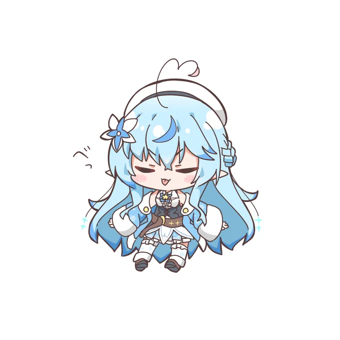 #LamyArt
#らみらいぶ

べーっってやるラミィちゃん⛄👅 
