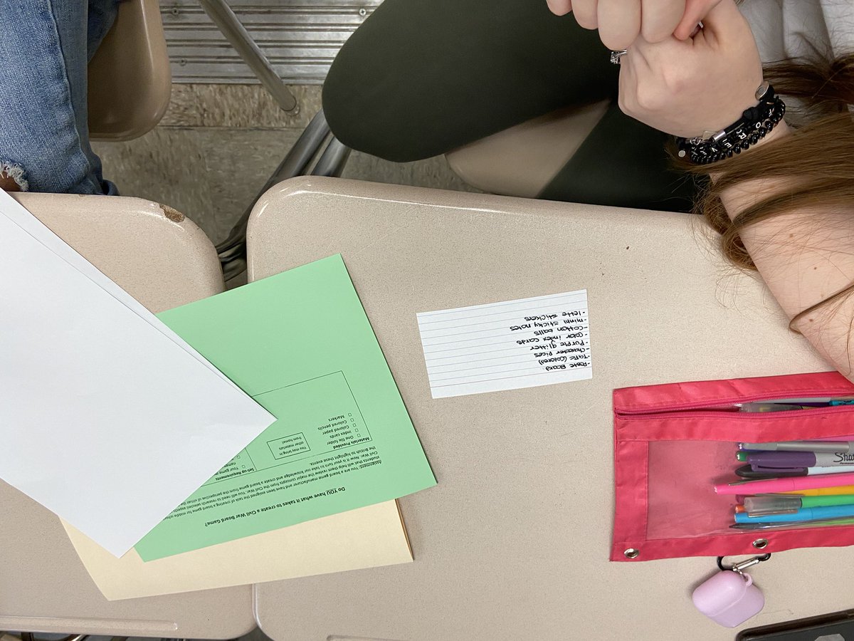 MrFahertySPMS's tweet photo. One of my favorite things of the school year. Students creating a Civil War topic based board game. Design most of this coming week and then play-testing on Friday! https://t.co/HnYITp0Plf