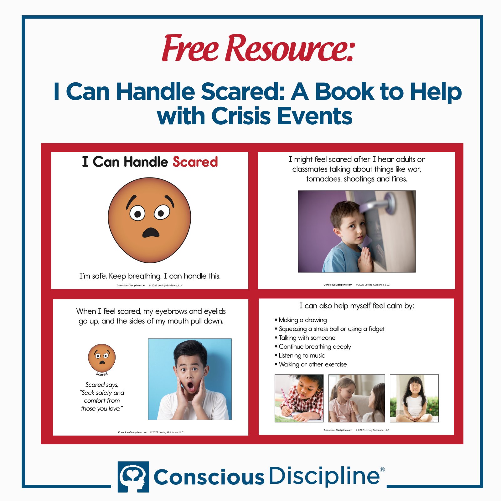 Conscious Discipline on Twitter: "Events like shootings, fires, tornadoes  and war can trigger feelings of fear, regardless of whether they happen  close by or far away. Families can use this book in