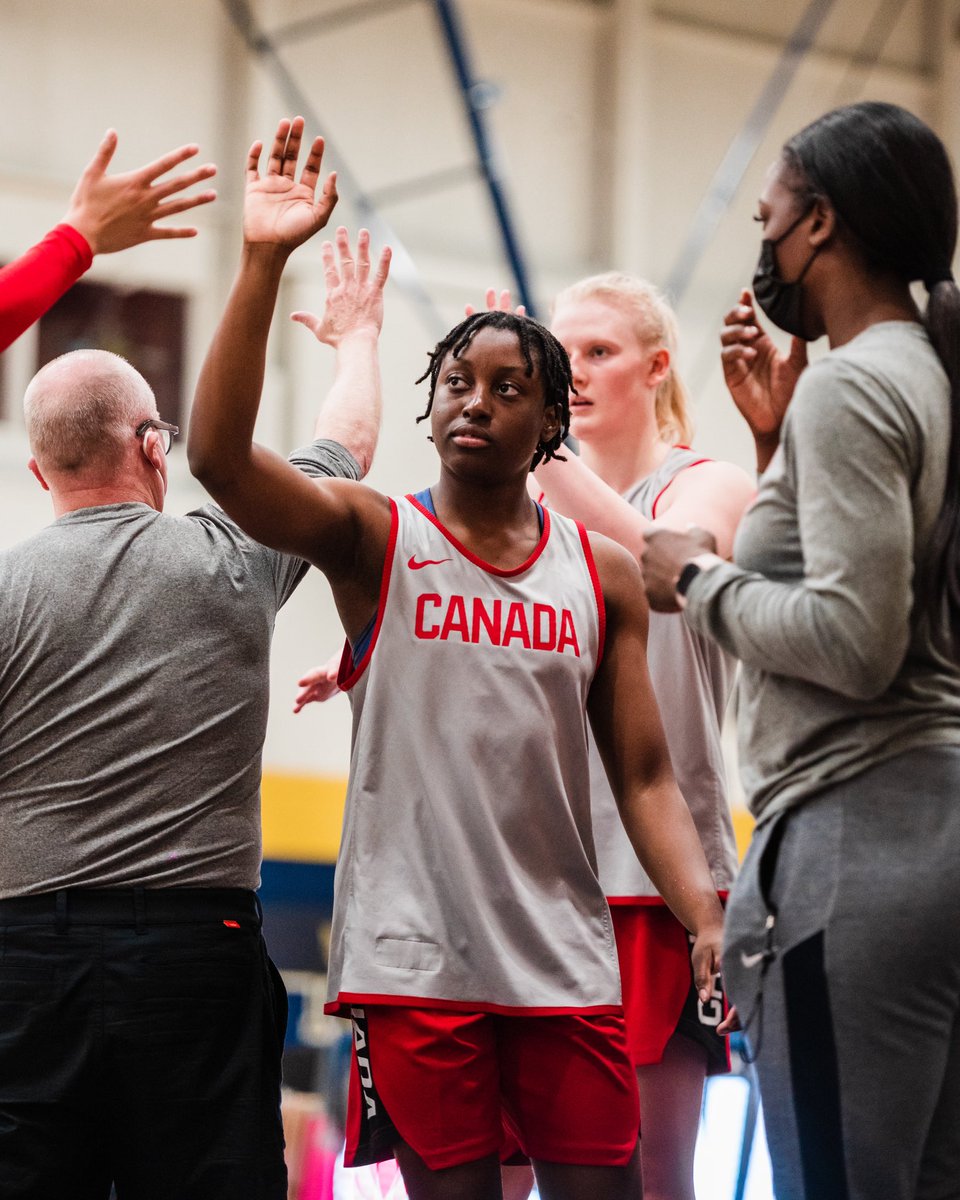Our U18 team’s been working hard in camp ahead of the FIBA U18 America’s next week 🇨🇦🏀 

#WeAreTeamCanada