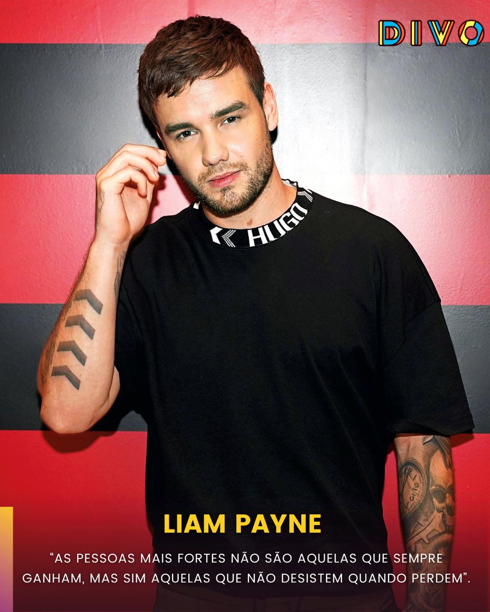 “As pessoas mais fortes não são aquelas que sempre ganham, mas sim aquelas que não desistem quando perdem”.

<a href="/LiamPayne/">Liam</a>