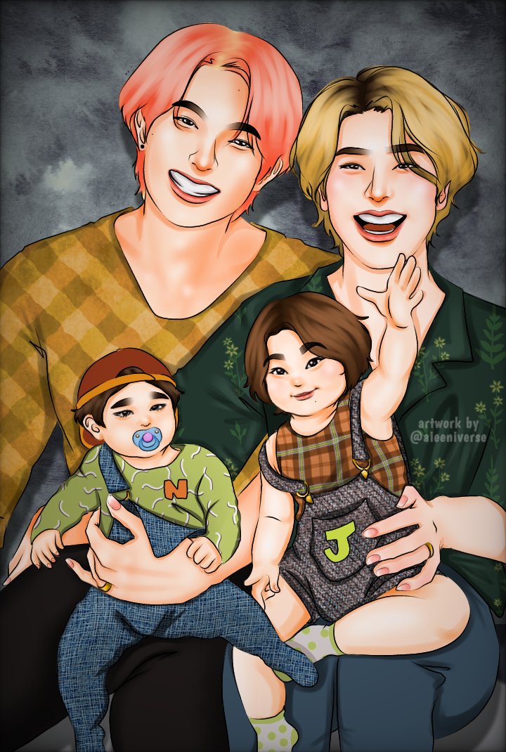 aieeniverse's tweet photo. Happy Family Picture of Pamilyang Sim-Lee👨‍👨‍👦‍👦🏳️‍🌈💗 https://t.co/vc6ejmuVUp