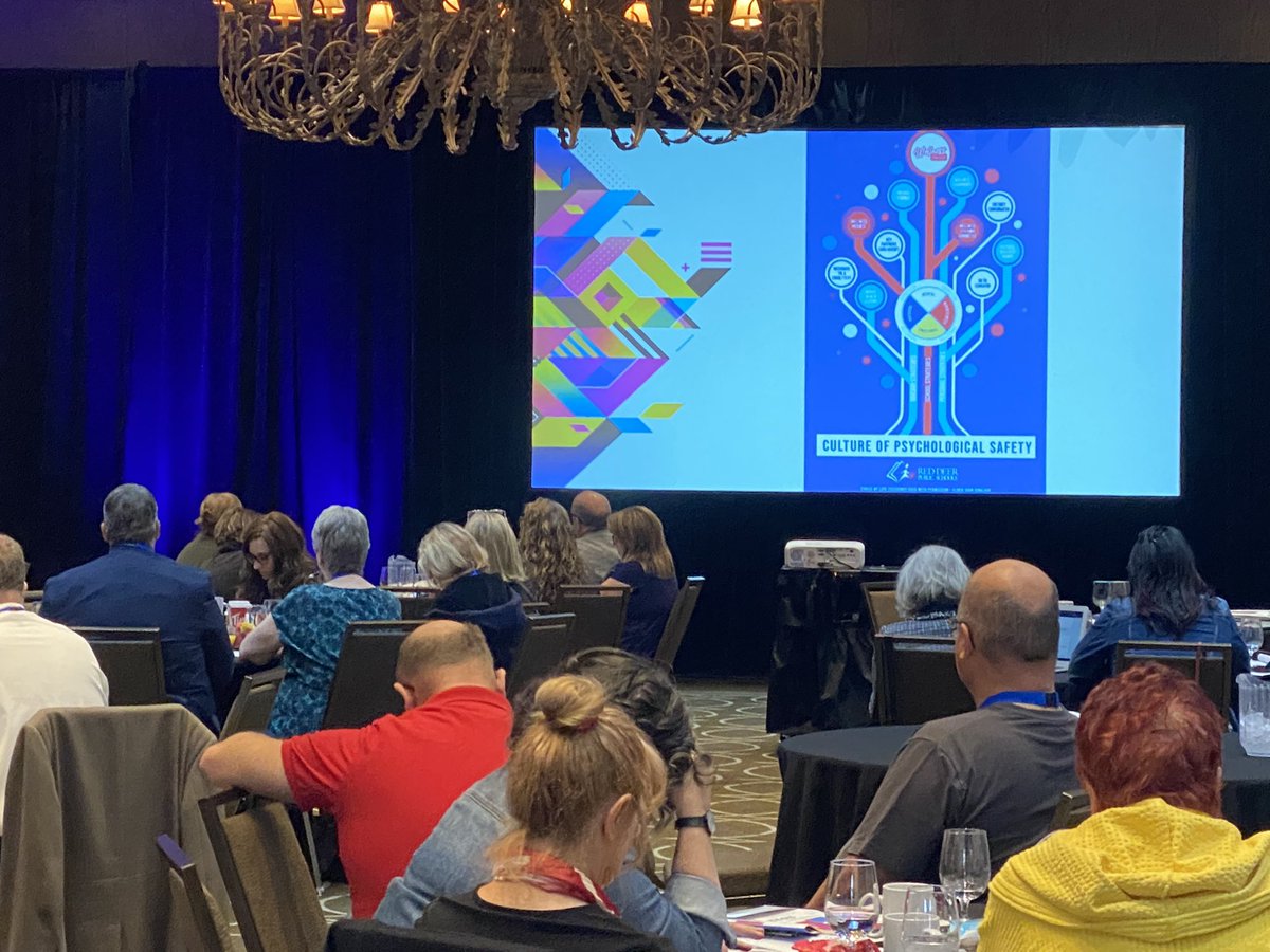 PublicSchoolsAB's tweet photo. Our next presentation is from @rdpschools on Valuing Wellness. They worked with a local Indigenous elder to incorporate Indigenous learnings into their wellness program. #abed #SGA2022 https://t.co/9JgX4dOIVT