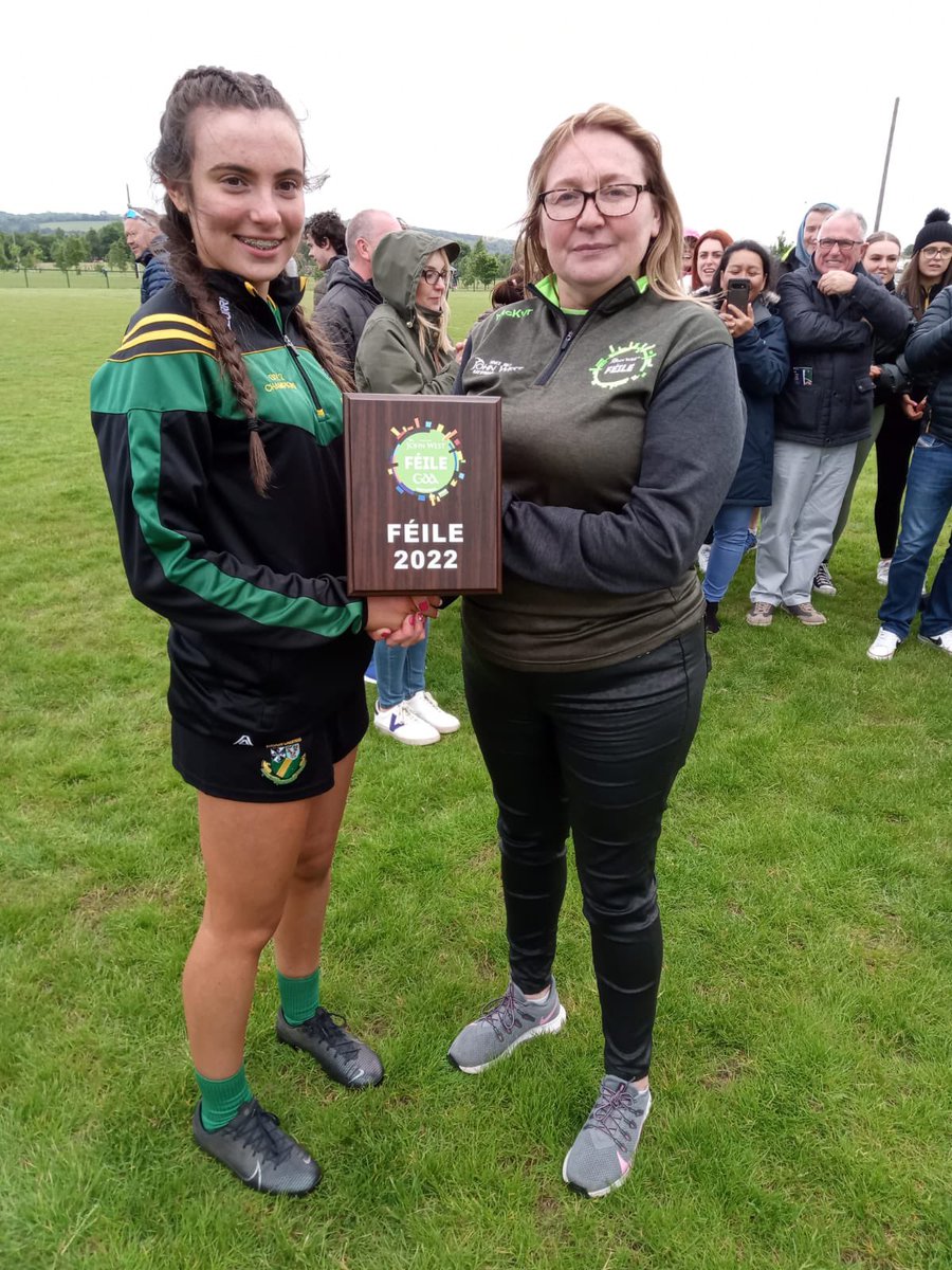 LadiesFootball's tweet photo. Congratulations to @tomasdaibhis from @dublinladiesg winning Regional @feilegaa Division 2 Cup in @PortlaoiseGAA 👏 https://t.co/Jco3onAA2o