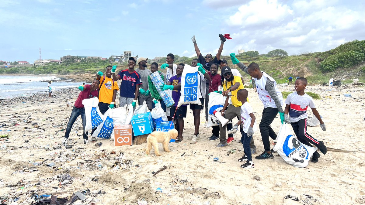 UNDPGhana's tweet photo. #WorldOceanDay is a reminder for us to rethink our relationship #WithNature.
 
Be inspired to take action to protect &amp; sustainably use our marine resources. Together, let's act to #SaveOurOcean!
 
#BeatPlasticPollution
#CleanSeas https://t.co/WfqPjZC5Ld