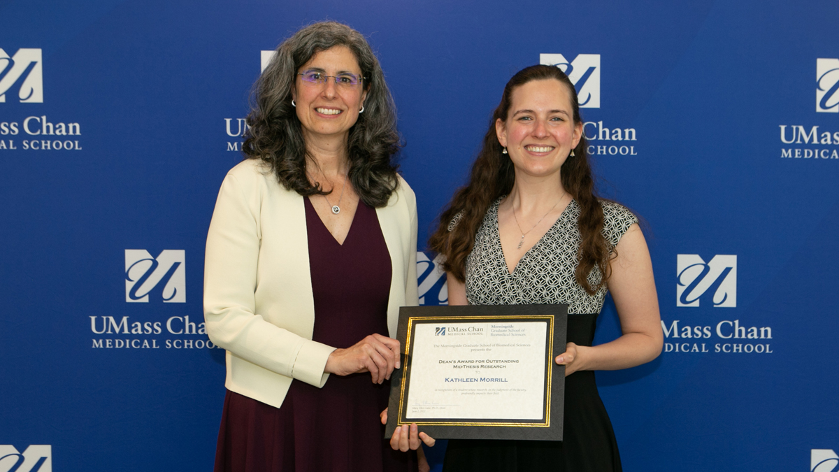 UMass Chan Medical School (@umasschan) on Twitter photo Morningside Graduate School of Biomedical Sciences Dean Mary Ellen Lane has selected Shawn Egri and Kathleen Morrill for the Dean’s Award for Outstanding Mid-Thesis Research. Here's the full list of winners: bit.ly/3asZYyM <a href="/EgriShawn/">Shawn Egri, PhD</a> <a href="/morrilleen/">Kathleen Morrill Pirovich</a> <a href="/eenork/">Elinor Karlsson (elinork.bsky.social)</a> <a href="/UMassChanGSBS/">Morningside Graduate School of Biomedical Sciences</a> Morningside Graduate School of Biomedical Sciences Dean Mary Ellen Lane has selected Shawn Egri and Kathleen Morrill for the Dean’s Award for Outstanding Mid-Thesis Research. Here's the full list of winners: bit.ly/3asZYyM <a href="/EgriShawn/">Shawn Egri, PhD</a> <a href="/morrilleen/">Kathleen Morrill Pirovich</a> <a href="/eenork/">Elinor Karlsson (elinork.bsky.social)</a> <a href="/UMassChanGSBS/">Morningside Graduate School of Biomedical Sciences</a>