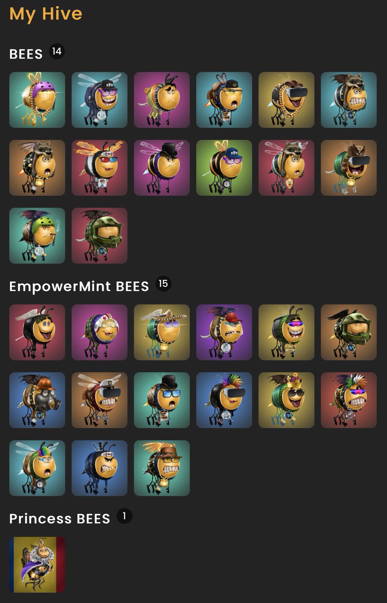 Bttb_Nft's tweet photo. 🔥Can’t believe I can now see my Empowermint #BEES in my wallet!!! 🚀 #SBUDAO 🐝 $BHNY 🍯 @Crypto_Swarm 💸 https://t.co/MAzjEoHXqU