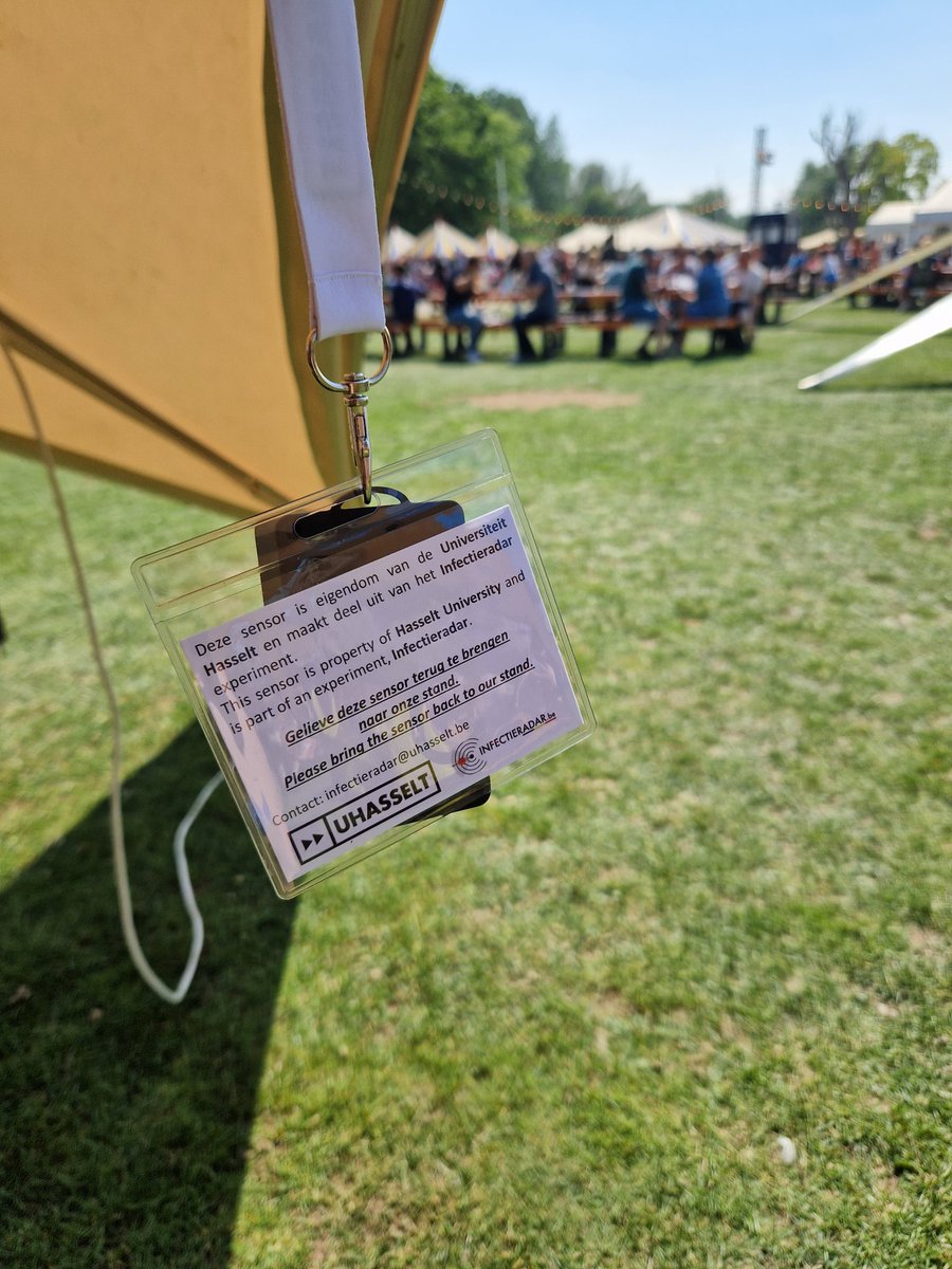 Citizen science by #UHasselt @ #nerdlandfestival!
Sorry in advance for all those I infect 🤷