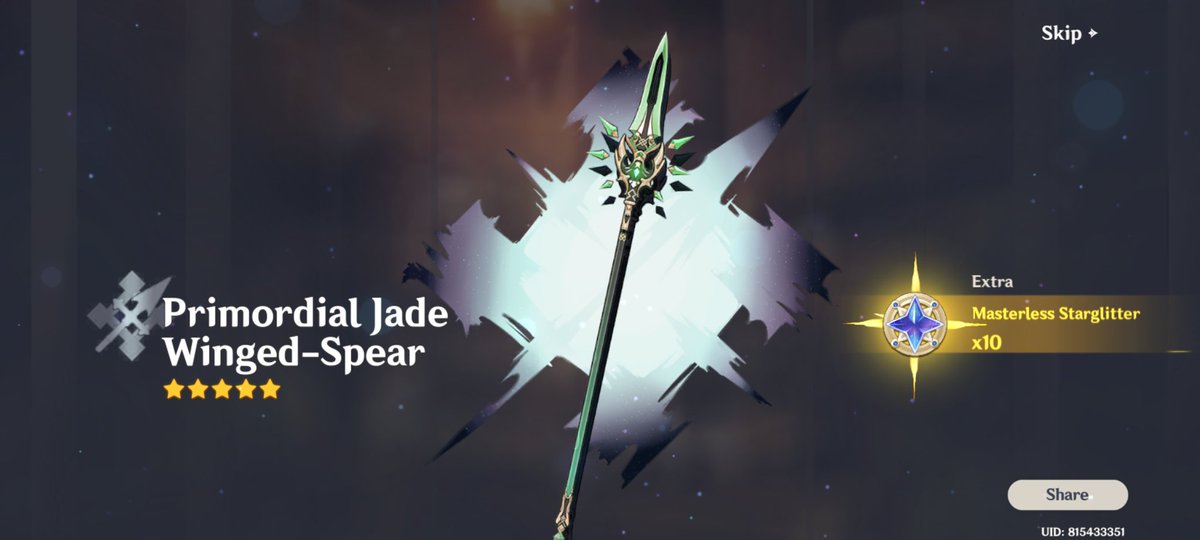 miikooee's tweet photo. I KNOW I HAVE BEEN INACTIVE cause im taking a break BUT BUT MY BDAY IS TMR AND MIHOYO BLESSED ME WITH XIAO'S WEAPON https://t.co/qTf8d698o4