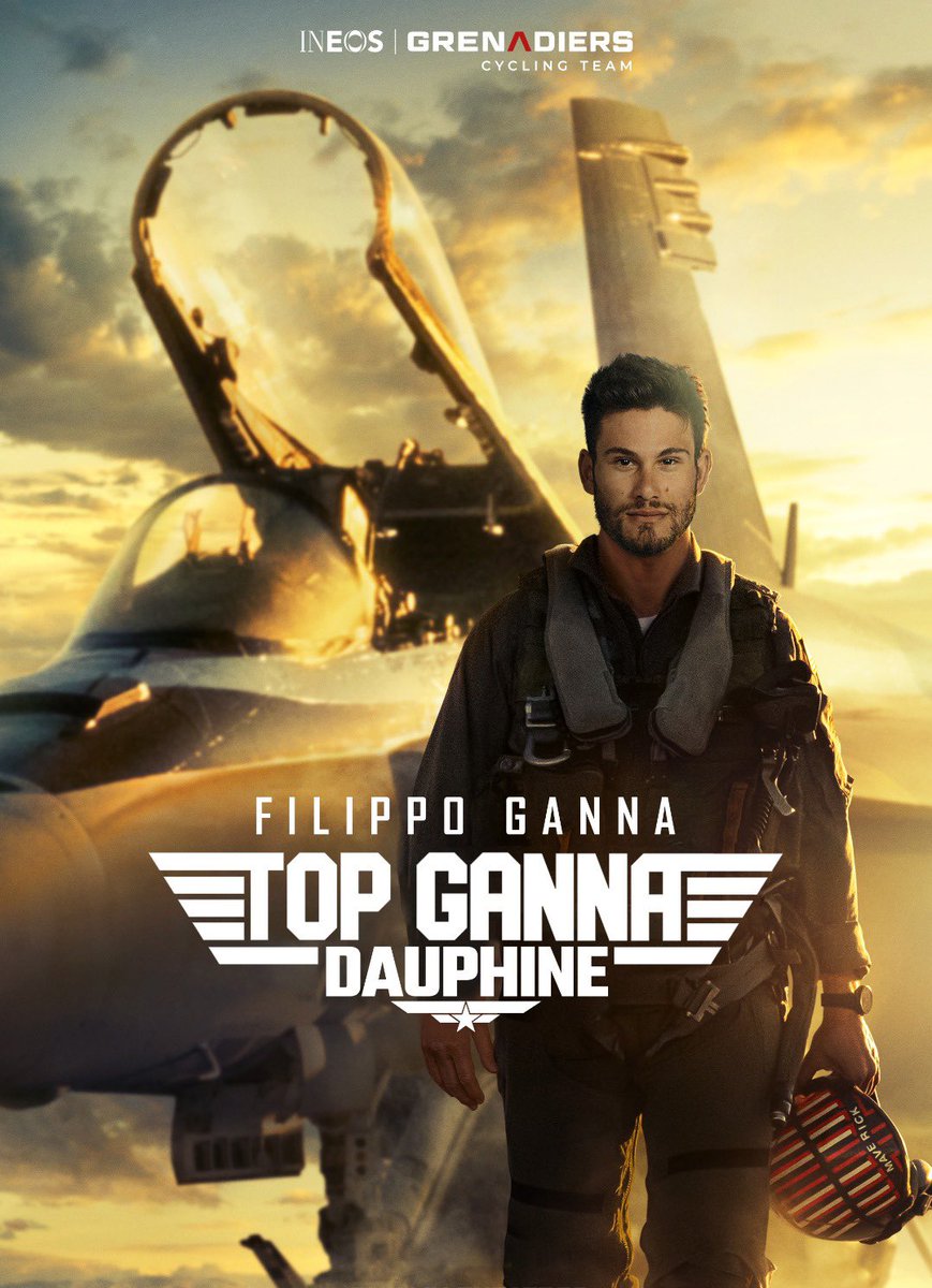 INEOS Grenadiers on Twitter: "It's time to turn and burn baby!!! 💥 The  #Dauphine kicks off tomorrow, starring a blockbuster cast of Grenadiers 😎  #TopGun #TopGanna https://t.co/R9QlB9WQIo" / Twitter
