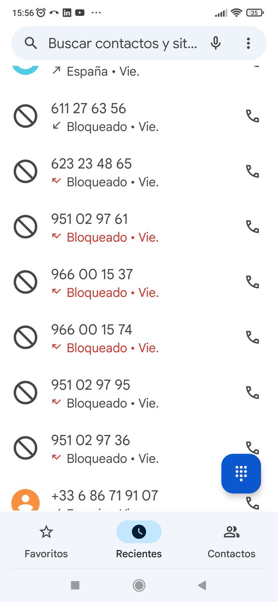 deskonectaevent's tweet photo. #vodafone #DenunciaCiudadana #verguenza #acoso #acosotelefonico #burla 
Que pasa con @vodafone_es y con el resto de las #compañiastelefonicas? Esto es solo de ayer viernes pero podía pasar del resto de los días. Ahora me acaban de llamar a las 16.00h sábado https://t.co/tAdNzzRErl