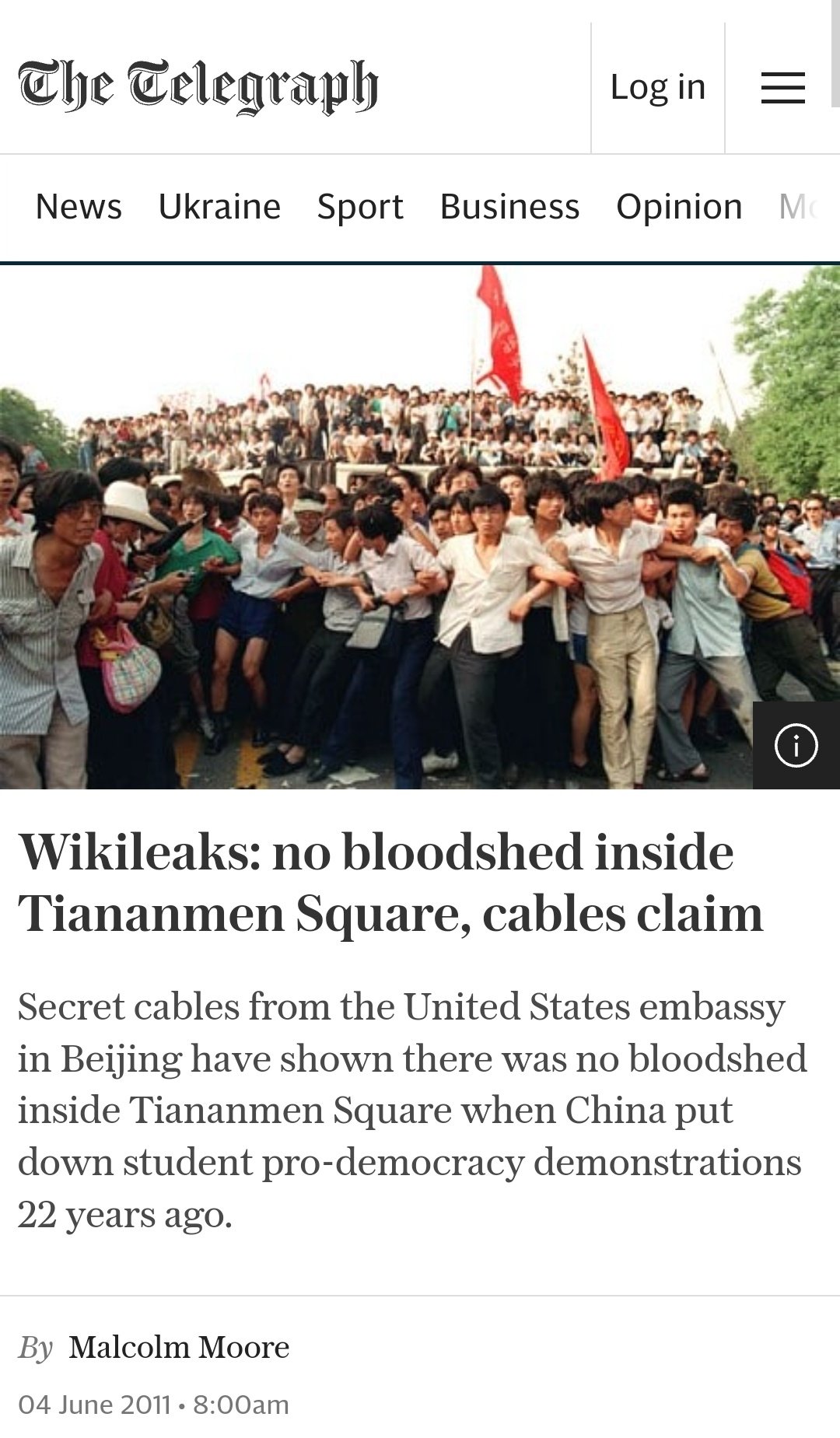 Danny Haiphong on Twitter: "A WikiLeaks cable also corroborated that no violence occurred on