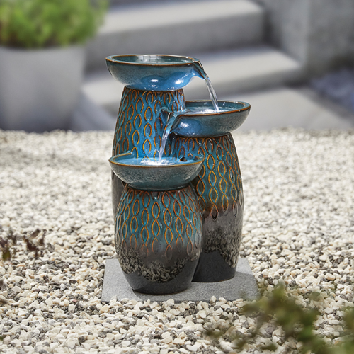 SuregrowGC's tweet photo. A #stunning water feature is the perfect way to make your #garden stand out!

This is the Glazed Trio at £230, all you have to do is...fill it with water, plug it in and turn in on and enjoy!

𝗦𝘂𝗿𝗲𝗹𝘆 the best #waterfeatures are from #SuregrowGC! ✅ https://t.co/x8FmuJeXYL
