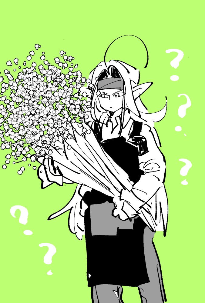 永遠にかすみ草ブラシと格闘してる 