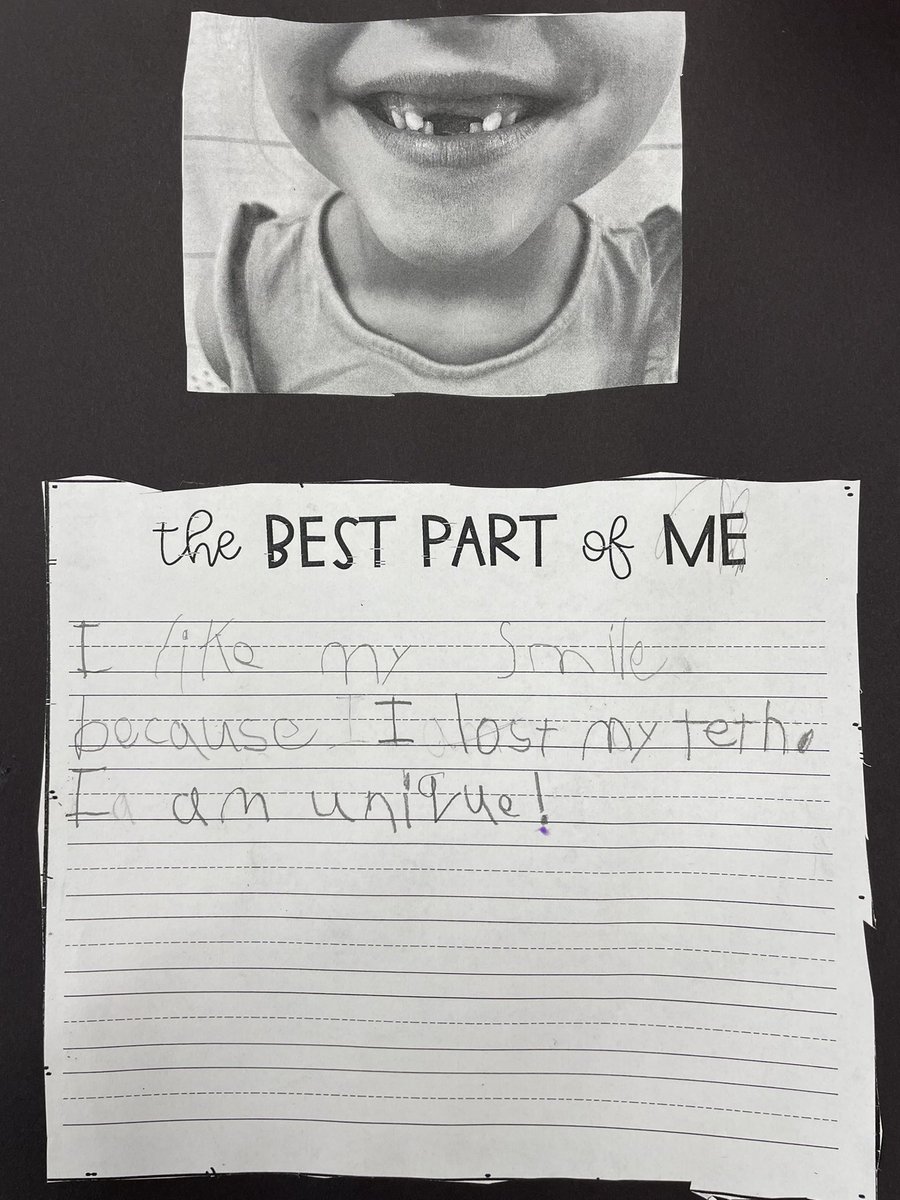 ABC Countdown to the End of Kindergarten🎉Yesterday, we celebrated Unique Day and wrote about our best part!