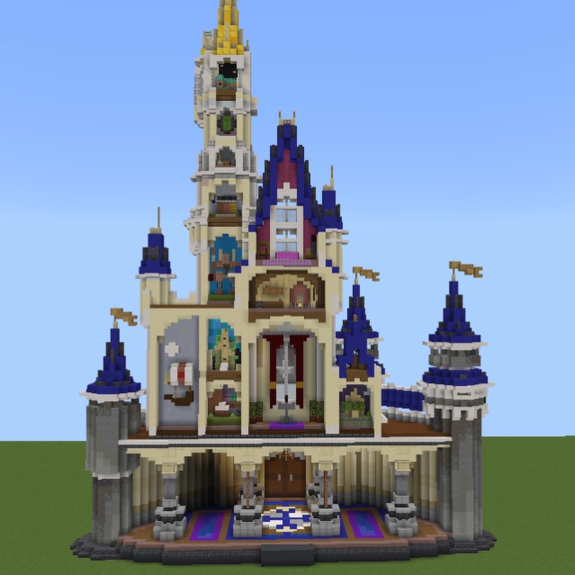 Blaze8516's tweet photo. 4/6/22
“The Disney castle”
It features fireworks, an interior with mini models of my other 9 fairytale builds, a ballroom, a kitchen, and more…
#Minecraft #minecraftdisney #Disney #disneycastle #Minecraftbuilds #disneyworld https://t.co/ZalrB0nliF