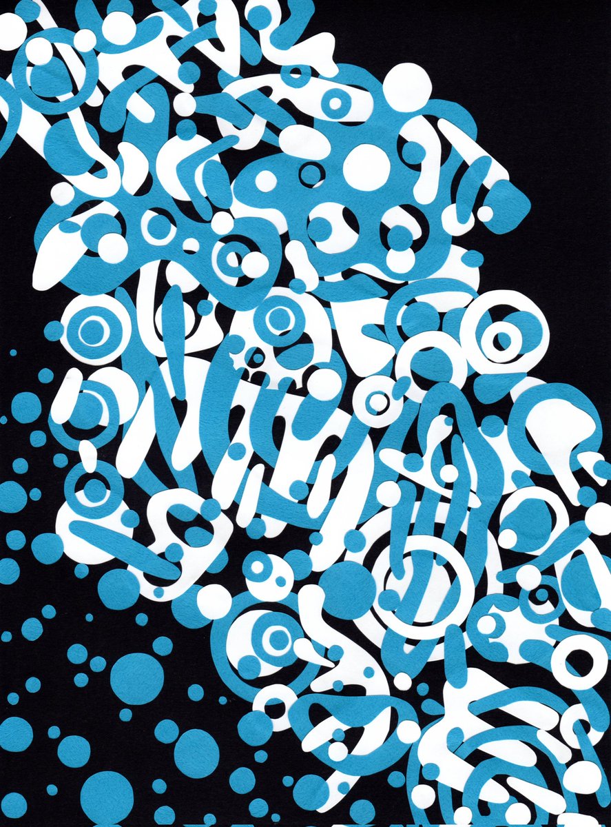 marudarake's tweet photo. もりもり貼り絵

#colour
#abstractpainting
#yasukokudo
#cubism
#cubizm
#kirimoji
#色
#抽象画
#工藤慈子
#球美主義
#キュビズム
#切り絵
#貼り絵
#クラゲ
#jellyfish https://t.co/FCnsb8EIF8