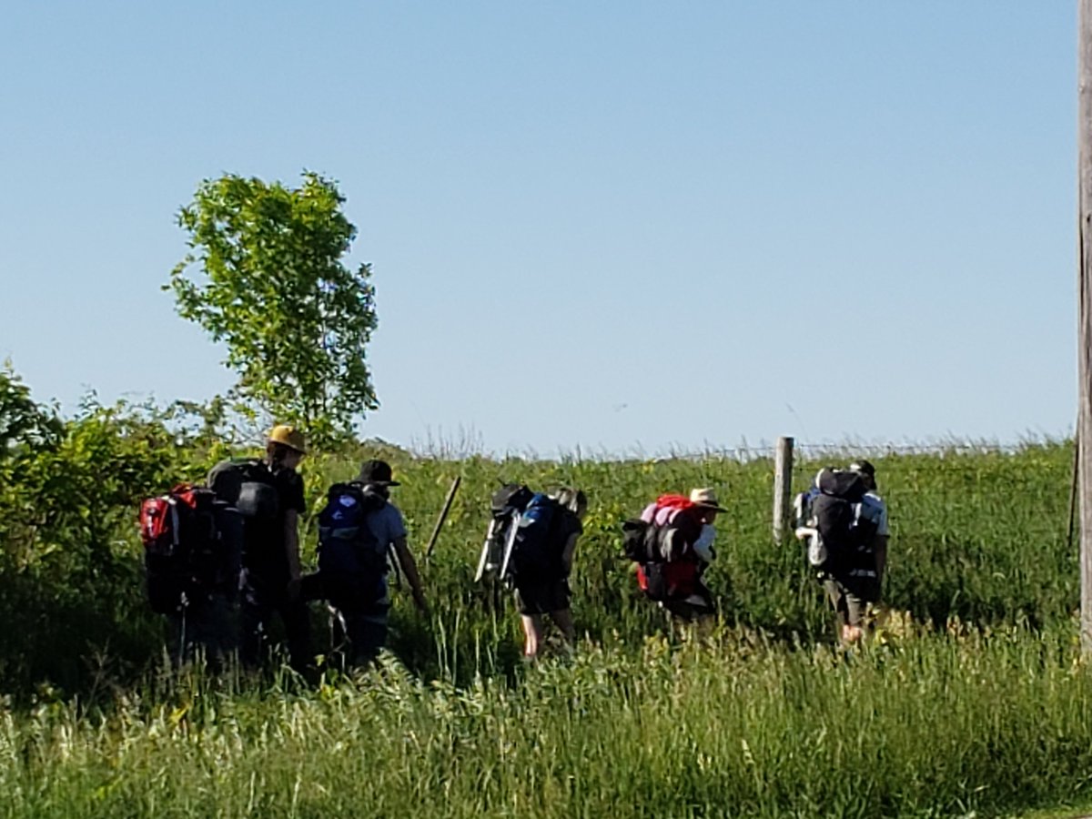 jenkruithof's tweet photo. Only 12km to go! The Troop @24thKitchener has a beautiful day for their hiking camp. https://t.co/3R3KUZy56m