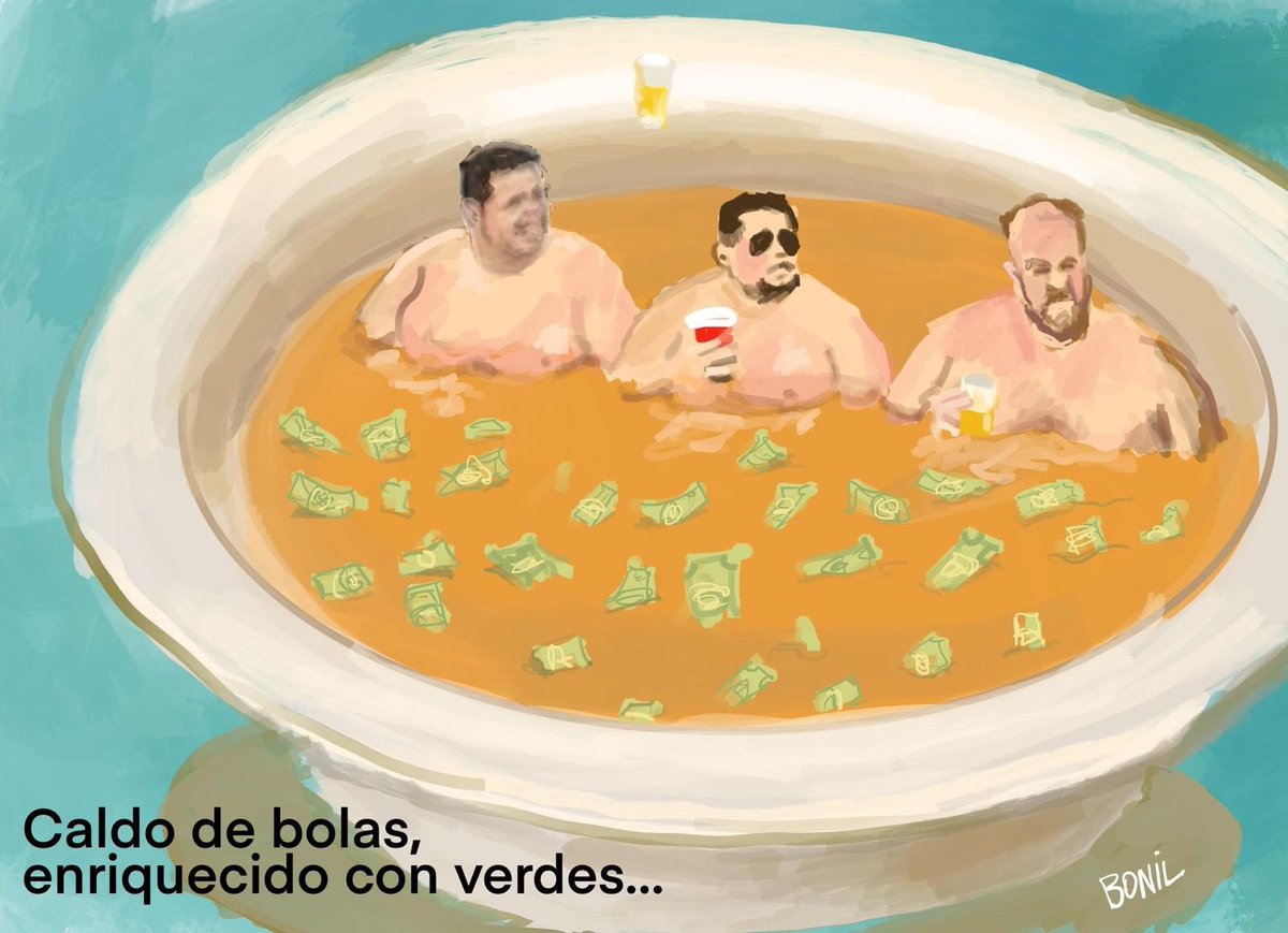 rjfabara's tweet photo. #CaldoDeBolas
Enriquecidos con mangueras hospitalarias, fortalecidos con DROGAMEDS, poderoso para la salud del MICRO y MACRO tráfico. Panzas llenas de avaricia y los 7 pecados capitales. @caedemmo @PattyAviBoom @djalmablum @patoedg @PatiDBlacio @bernieperezs @agmancheno https://t.co/FmiG5T09gh