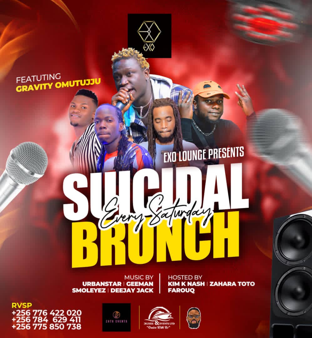 KingMatsOffici1's tweet photo. We got the hottest radio show on the land #XFMXplosion and the craziest dance pare in kla #EXOLOUNGE with @gravityomutuju for the #SuicidalBrunchSaturdays. https://t.co/C2PuFx1J2g