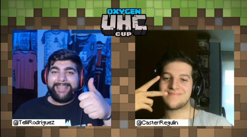 GamingOxygen's tweet image. ¡Ya tenemos a nuestros compañeros @TelliRodriguez y @CasterRegulin listos para la #OxygenUHCCup! 🏆

Os esperamos por Twitch en 10 minutos, no os lo perdáis.

➡️ Twitch.tv/OxygenGamingOG
