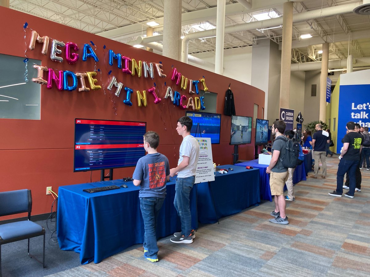 igdatc's tweet photo. Are you at #minnebar today? Come check out the Mega Minne Multi Indie Mini Arcade https://t.co/0jqIDB7bcJ https://t.co/xJ0oAVcxLz