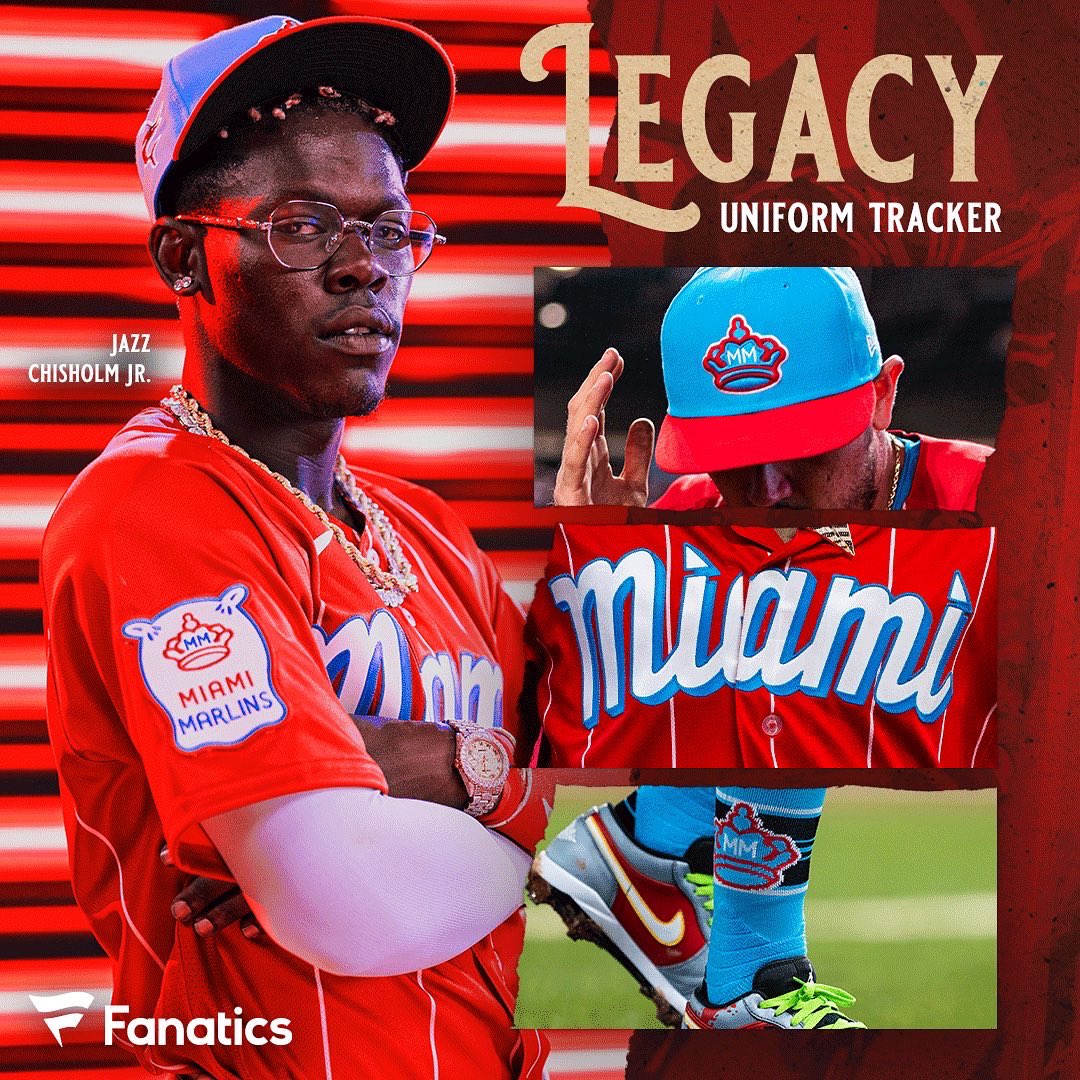 Miami Marlins on X: Your favorite Nike City Connect Jersey takes the field  this afternoon. See you in your legacy red! ❤️‍🔥   / X