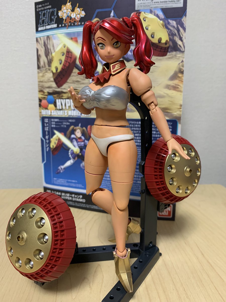 merurohobby's tweet photo. ハイパーギャン子進捗🎉
アーマー無しバージョンは
こんな感じです。右手は
下げると大変な状況になるので
この位置で😅
#はいぱーぎゃんこ #サザキカオルコ
#hypergyanko #gunpla https://t.co/jp69qHfQAb