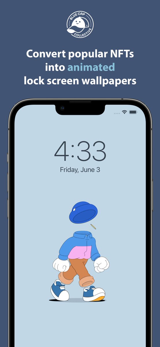 🧢 Show off your NFT IRL with Animated NFT Wallpapers 📲 

apps.apple.com/us/app/animate…